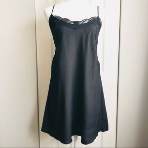 Black Lace Slip Dress 90s Grunge 🖤 SELF ESTEEM